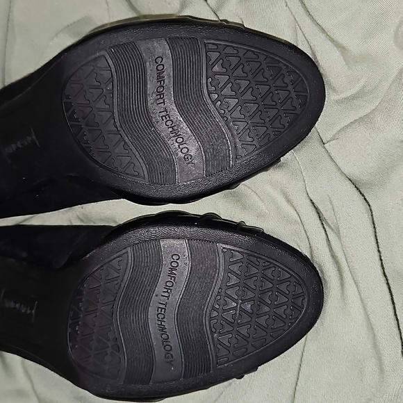 ANDIAMO Belle Black Faux Leather Low Heel Shoes-Comfort Technology-Size 7M - Picture 9 of 11